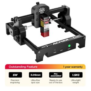 ACMER S1 Portable লেজার খোদাইকারী মিনি মেশিন